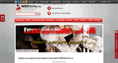 Desktop Screenshot of msknorka.ru